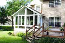 Inside view of a All Season Sunroom